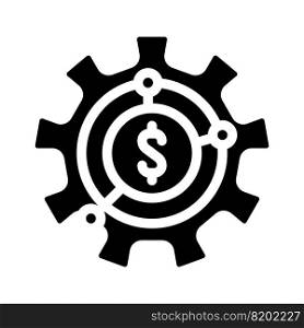 organization business ethics glyph icon vector. organization business ethics sign. isolated symbol illustration. organization business ethics glyph icon vector illustration