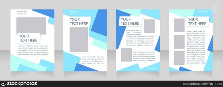 Organization economic growth plan blank brochure layout design. Vertical poster template set with empty copy space for text. Premade corporate reports collection. Editable flyer paper pages. Organization economic growth plan blank brochure layout design