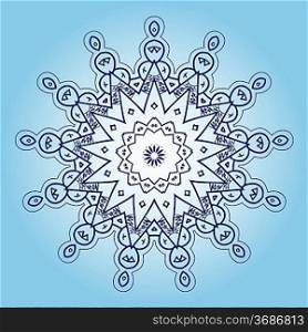 Oriental mandala motif - what is karma