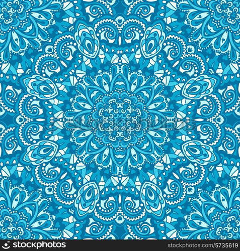 Oriental ornate seamless pattern. Great for cards, invitations, backgrounds, wallpaper, web page background, surface textures, printing on fabric. Vector illustration.