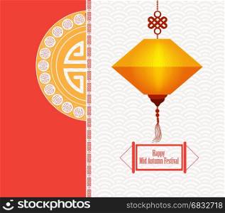 Oriental Paper Lantern. Mid Autumn Festival