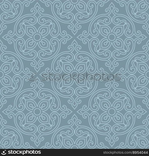 Oriental seamless pattern vector image