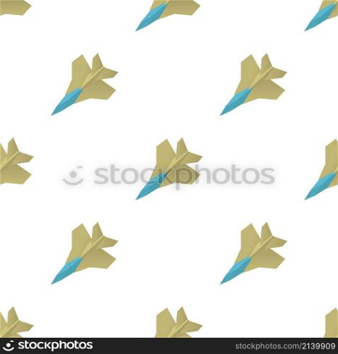 Origami aircraft pattern seamless background texture repeat wallpaper geometric vector. Origami aircraft pattern seamless vector