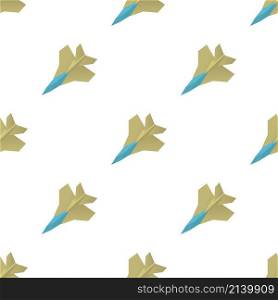 Origami aircraft pattern seamless background texture repeat wallpaper geometric vector. Origami aircraft pattern seamless vector