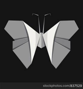 Origami butterfly concept background. Realistic illustration of origami butterfly vector concept background for web design. Origami butterfly concept background, realistic style