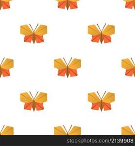 Origami butterfly pattern seamless background texture repeat wallpaper geometric vector. Origami butterfly pattern seamless vector
