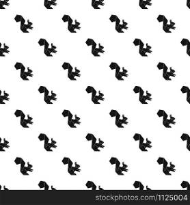 Origami squirrel pattern vector seamless repeating for any web design. Origami squirrel pattern vector seamless
