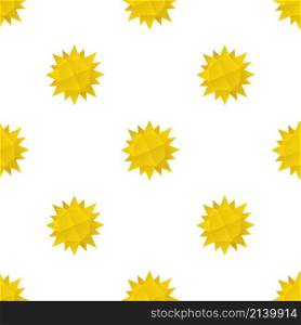 Origami sun pattern seamless background texture repeat wallpaper geometric vector. Origami sun pattern seamless vector