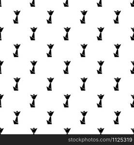 Origami tulip pattern vector seamless repeating for any web design. Origami tulip pattern vector seamless