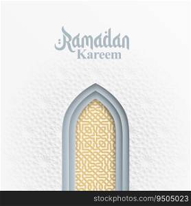 Original greeting card for Islamic holidays, abstract gate, window. Vector illustration. Original greeting card for Islamic holidays, abstract gate, window.