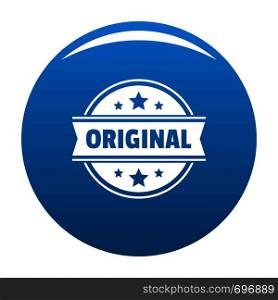 Original logo. Simple illustration of original vector logo for web. Original logo, simple style.