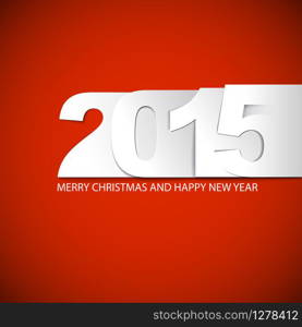 Original Vector New Year 2015 card / illustration with place for your text