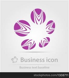 Originally created business icon for creative design work. Originally created business icon