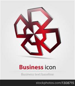 Originally created business icon for creative design work. Originally created business icon