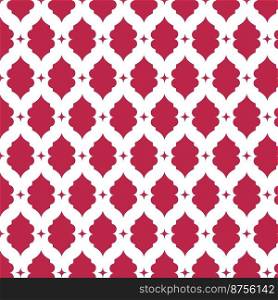 Ornament seamless geometric pattern. Viva Magenta pattern. Wallpapers for your design. Vector illustration.