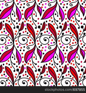 Ornamental doodle floral background. Seamless pattern for your design wallpapers, pattern fills, web page backgrounds, surface textures. Ornamental doodle floral background. Seamless pattern for your design wallpapers, pattern fills, web page backgrounds, surface textures.