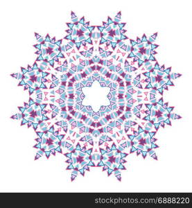Ornamental floral pattern. Vector illustration ornamental floral pattern on isolated background