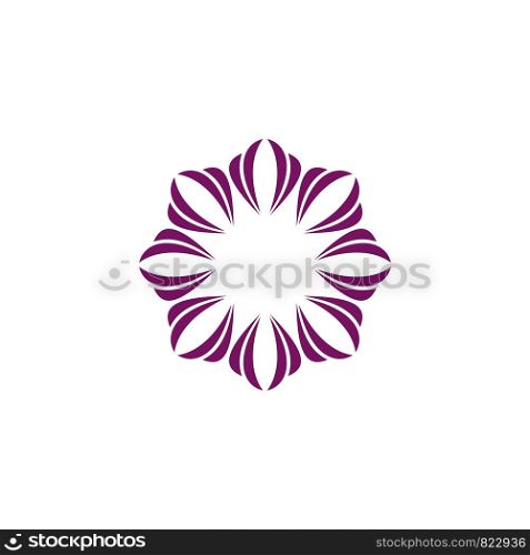 Ornamental Flower for Spa Logo Template Illustration Design. Vector EPS 10.