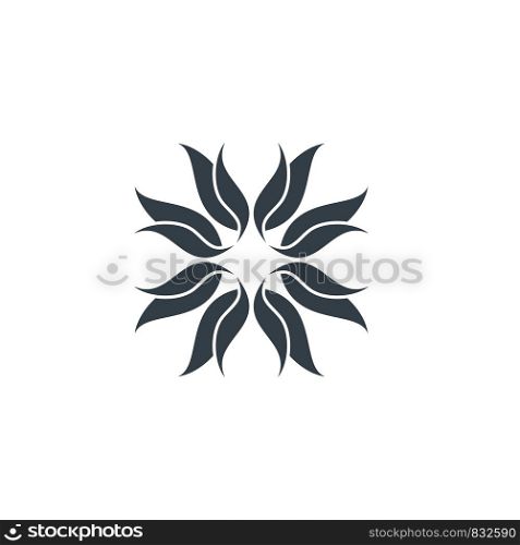 Ornamental Flower Pattern Logo Template Illustration Design. Vector EPS 10.