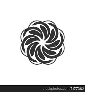 Ornamental Flower Vector Logo Template Illustration Design. Vector EPS 10.