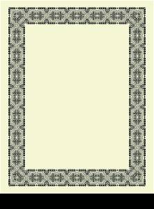 ornamental frame vintage in editable vector file