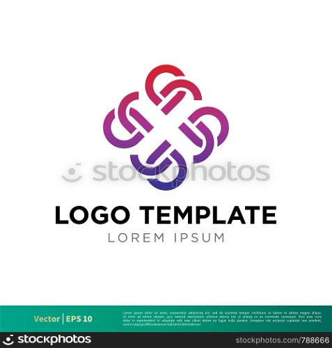 Ornamental Icon Vector Logo Template Illustration Design. Vector EPS 10.