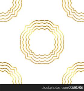 Ornamental lace floral background. Vector seamless retro pattern. Light golden pattern.. Vector seamless gold pattern with gold ornament