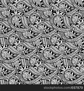 Ornamental seamless pattern. Vector black and white texture. Seamless vector template can be used for wallpaper, pattern fills, textile, fabric, wrapping, surface textures for design. Ornamental seamless pattern. Vector black and white texture. Seamless vector template can be use for wallpaper, pattern fills, textile, fabric, wrapping, surface textures for design