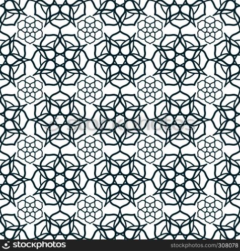 Ornamental seamless pattern with traditional arabic ornament. Ornamental seamless pattern
