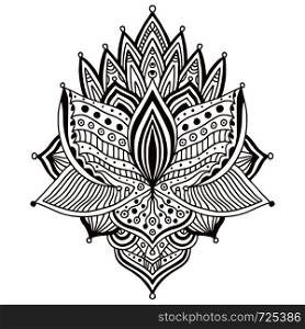 Ornamental Tattoo art design. Carpet ornament pattern. Vector for adult coloring page. Henna tattoo print. Ornamental Tattoo art design. Carpet ornament pattern. Vector for adult coloring page. Henna tattoo print.