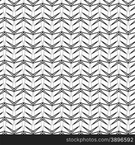 Ornamental Texture on White Background. Abstract Geometric Pattern. Abstract Geometric Pattern