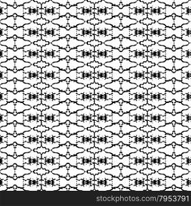 Ornamental Texture on White Background. Abstract Geometric Pattern. Ornamental Background