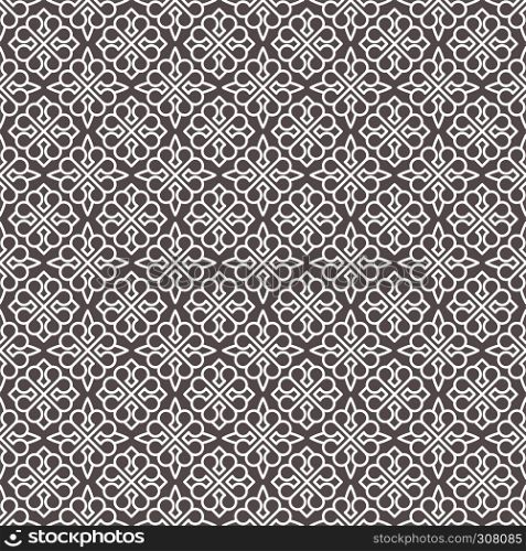 Ornamental vector abstract seamless pattern muslim background. Ornamental abstract pattern