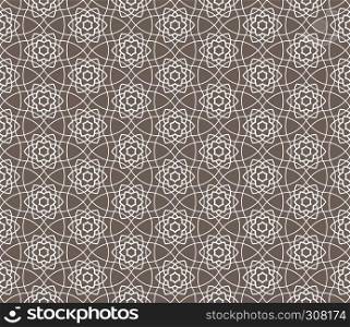 Ornamental vector seamless pattern abstract tile background. Ornamental seamless pattern