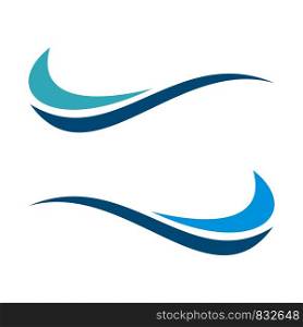 Ornamental Wave Line Logo Template Illustration Design. Vector EPS 10.