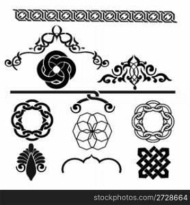 ornaments collection ( black and white)