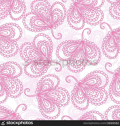 Ornate floral seamless pattern