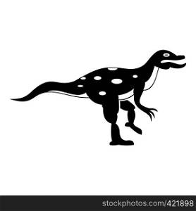 Ornithopod dinosaur icon. Simple illustration of ornithopod dinosaur vector icon for web. Ornithopod dinosaur icon, simple style