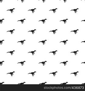 Ornithopod dinosaur pattern seamless in simple style vector illustration. Ornithopod dinosaur pattern vector