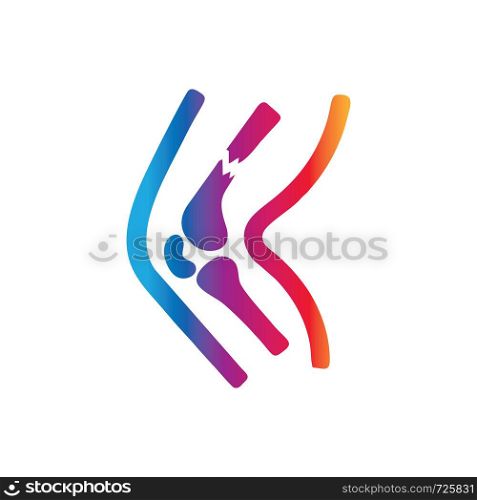 orthopedics icon vector logo template