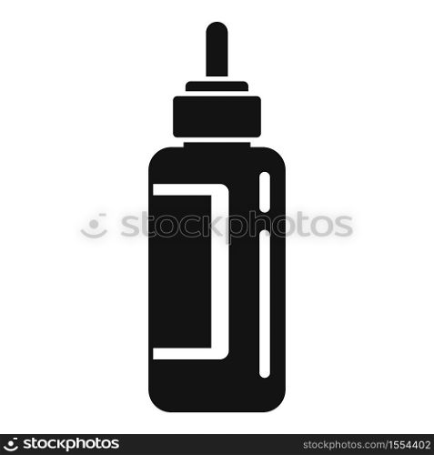 Osteopathy dropper icon. Simple illustration of osteopathy dropper vector icon for web design isolated on white background. Osteopathy dropper icon, simple style