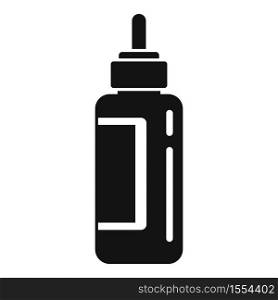 Osteopathy dropper icon. Simple illustration of osteopathy dropper vector icon for web design isolated on white background. Osteopathy dropper icon, simple style