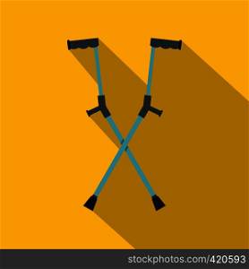 Other crutches icon. Flat illustration of other crutches vector icon for web. Other crutches icon, flat style