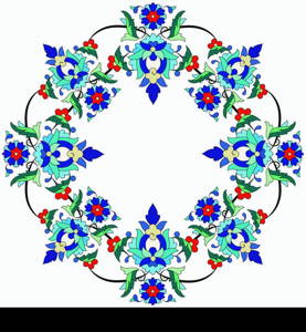 Ottoman motifs design series seventy three