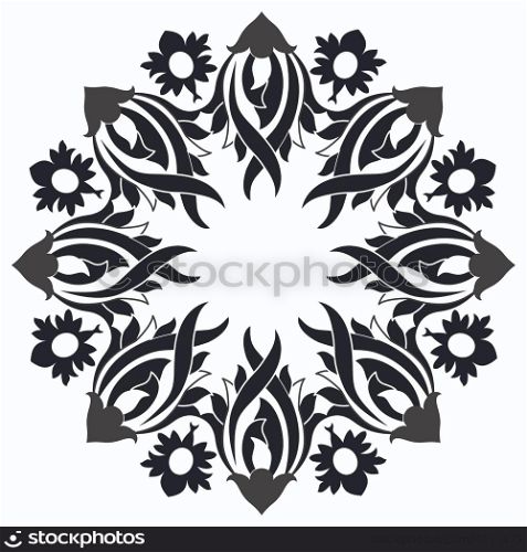 Ottoman motifs design series with nine