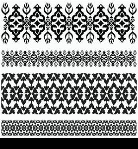 Ottoman motifs design series with thirty-seven