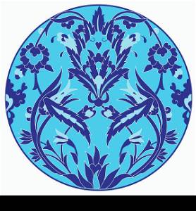 Ottoman motifs design series with twenty one version