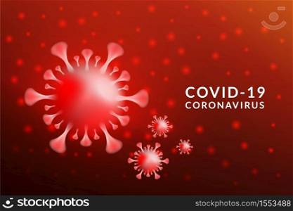 Outbreaks of infectious corona virus, medically isolated COVID-19 infection. Extraordinary events that occurred in China. The new official name for this disease is called COVID-19.