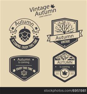 outdoor activity patrol emblem badge label autumn. outdoor activity patrol emblem badge label vector autumn