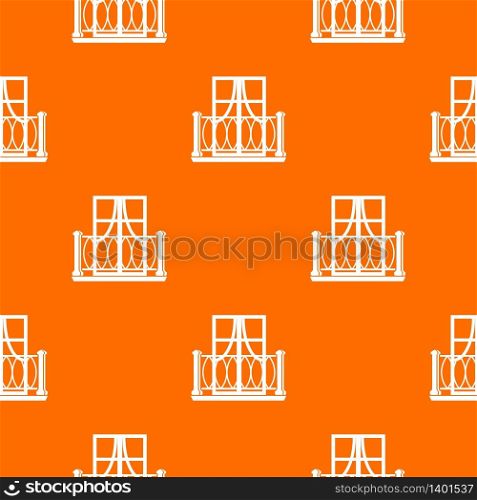 Outdoor balcony pattern vector orange for any web design best. Outdoor balcony pattern vector orange
